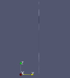 1D stick model using BeamMeshGenerator.